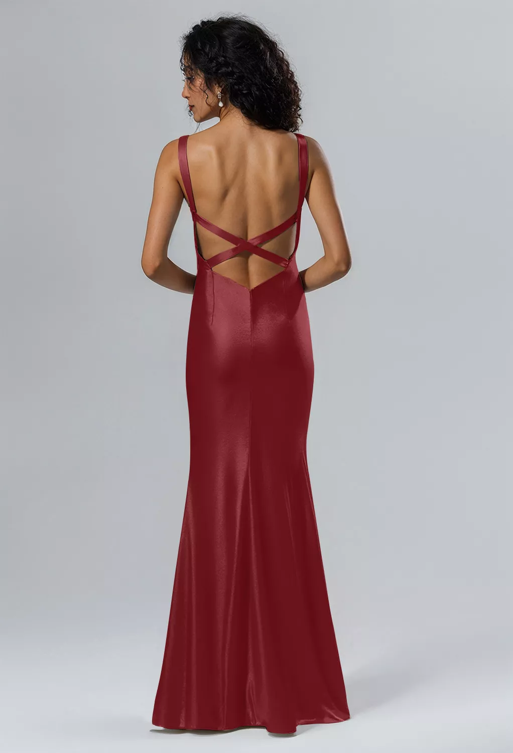 AW Shreya Burgundy  Bridesmaid Dresses